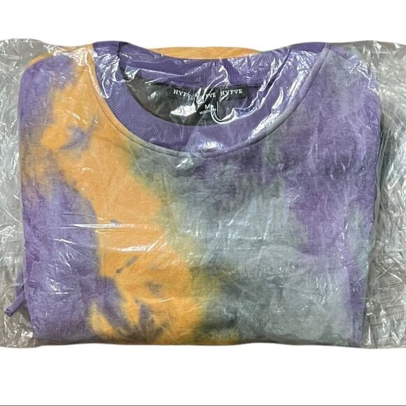 Hyfve Call Me Tie Dye Cutout Sweatshirt Dress - Picture 6 of 16